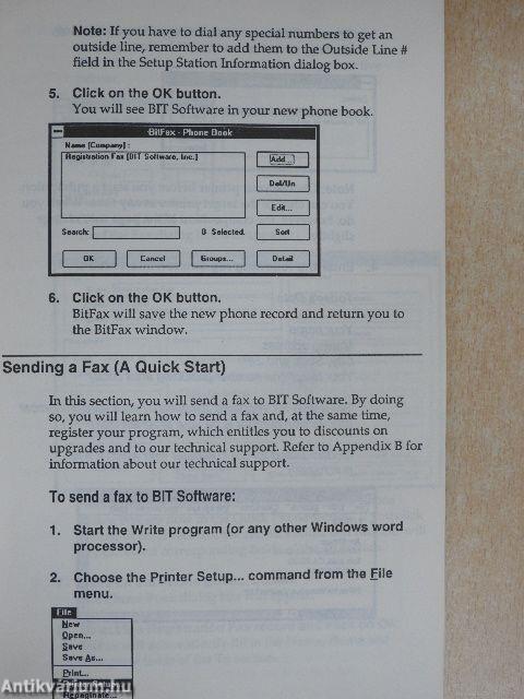 BitFax/SR for Windows/BitCom Deluxe with MNP 5