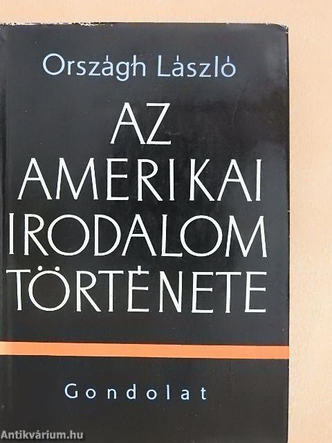 Az amerikai irodalom története