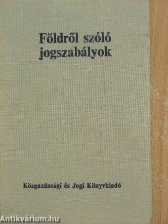 Földről szóló jogszabályok