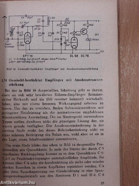 Fernsteuerschaltungen mit Transistoren für Flugmodelle