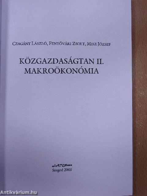 Közgazdaságtan II.
