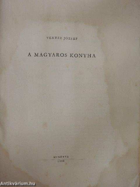 A magyaros konyha