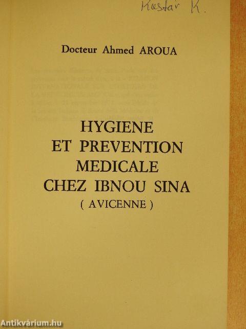 Hygiene et Prevention Medicale Chez Ibnou Sina