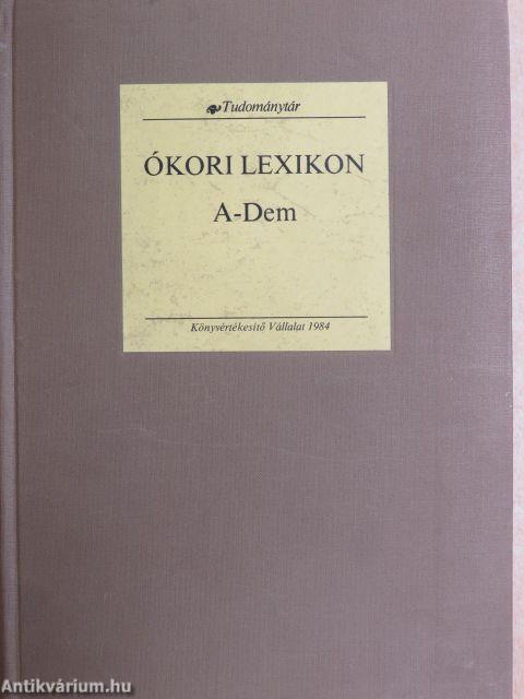 Ókori lexikon I-IV.