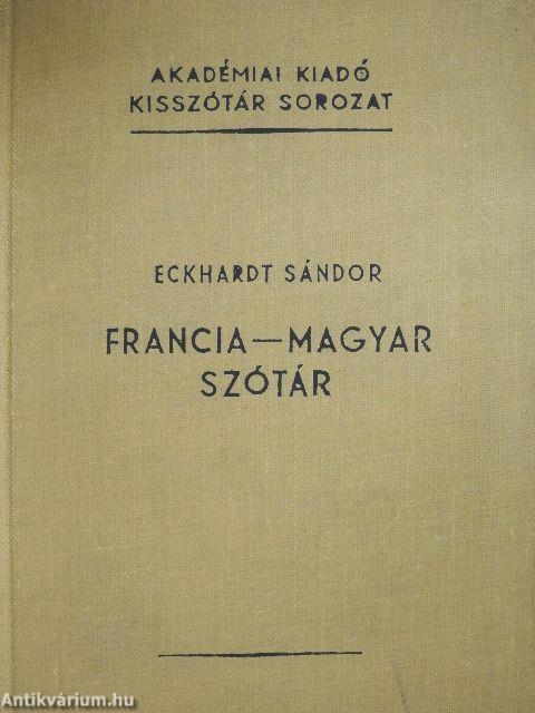 Francia-magyar szótár