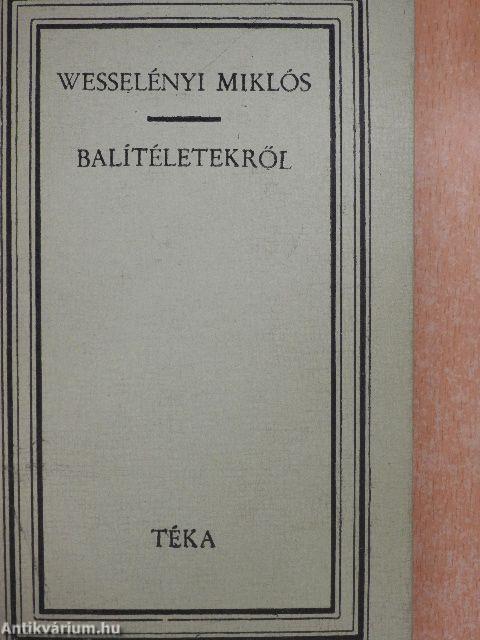 Balítéletekről
