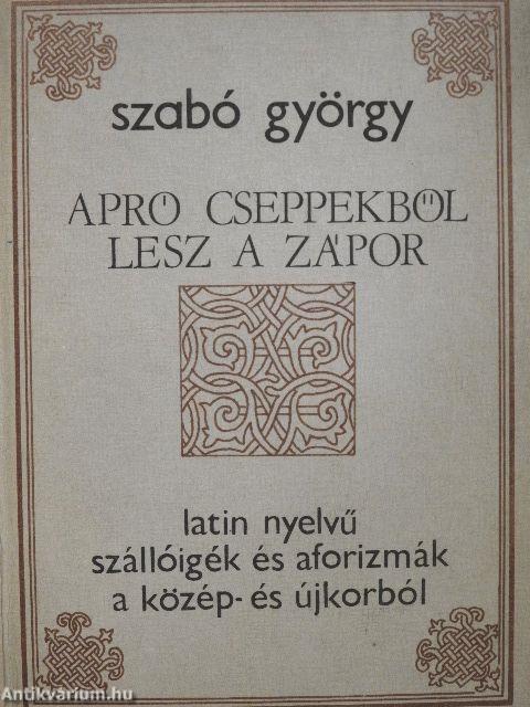 Apró cseppekből lesz a zápor