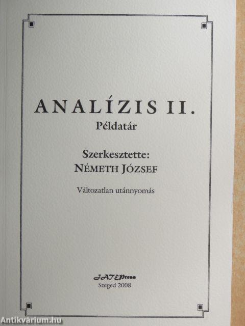 Analízis II.