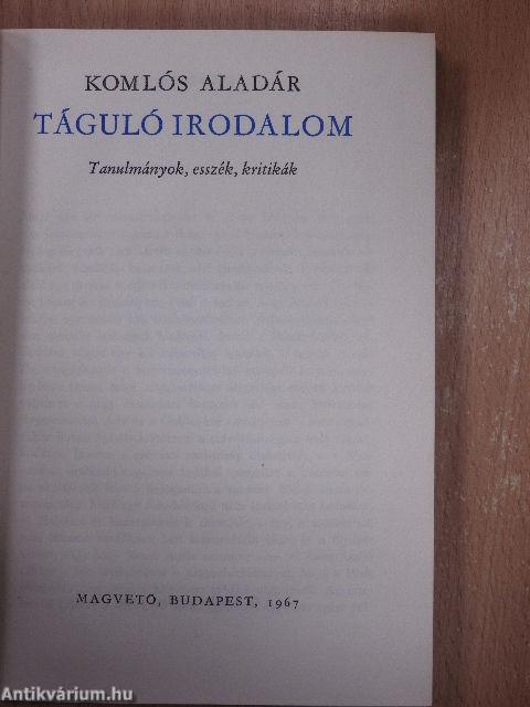 Táguló irodalom