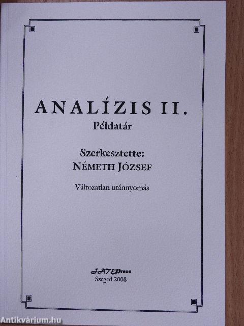 Analízis I-II.