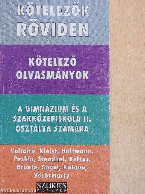 Kötelező olvasmányok