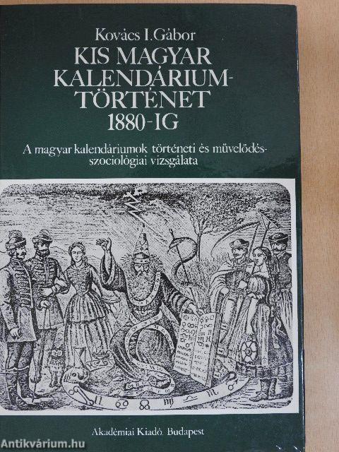 Kis magyar kalendáriumtörténet 1880-ig