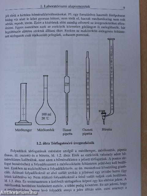 Laboratóriumi gyakorlatok általános kémiából