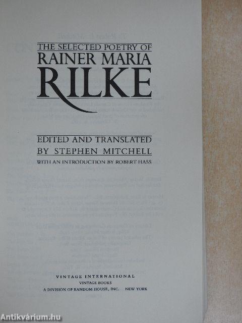 The Selected Poetry of Rainer Maria Rilke