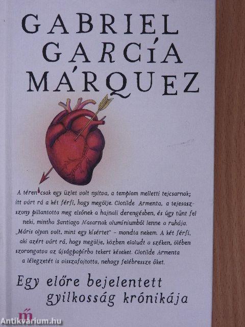 Egy előre bejelentett gyilkosság krónikája