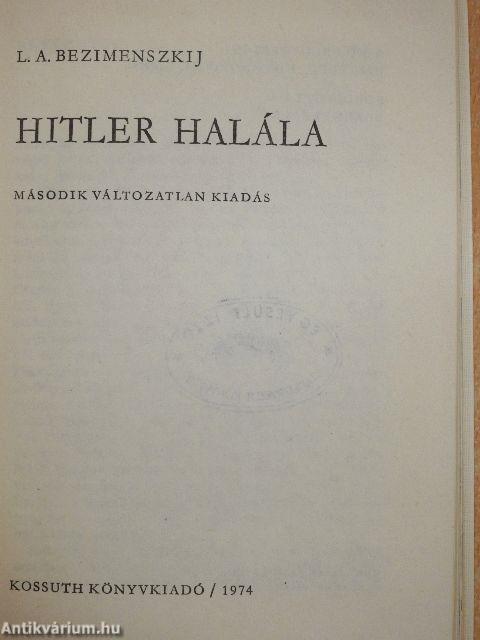 Hitler halála