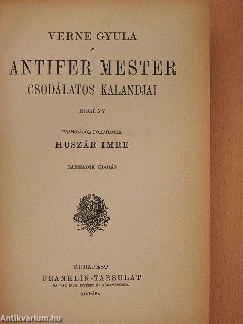 Antifer mester csodálatos kalandjai