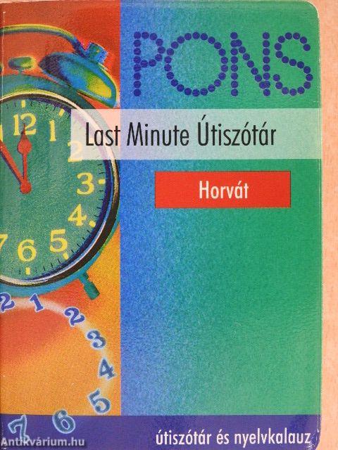 Pons Last Minute Útiszótár - Horvát