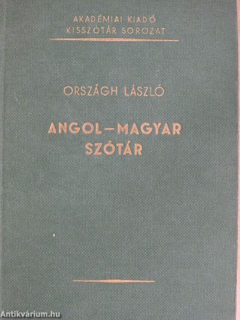 Angol-magyar szótár