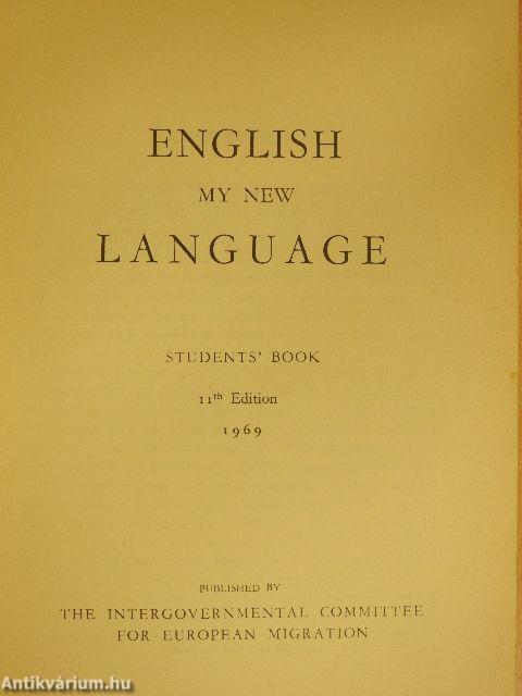 English My New Language - Students' Book