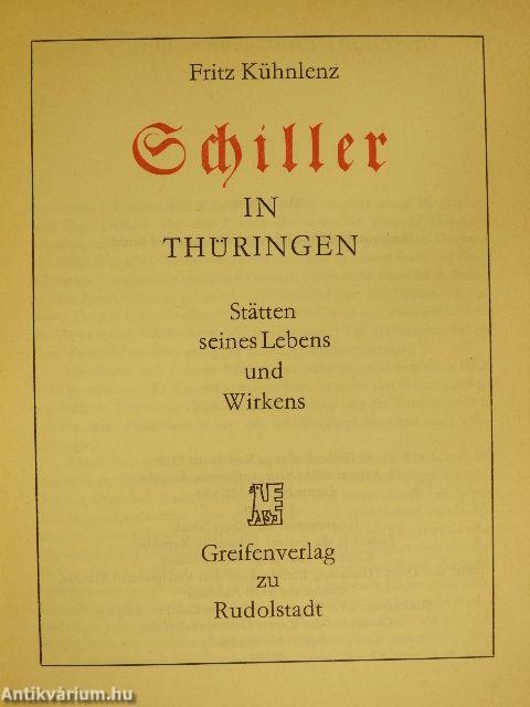 Schiller in Thüringen