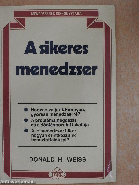 A sikeres menedzser