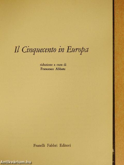 Il Cinquecento in Europa