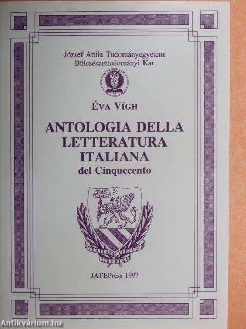 Antologia della Letteratura Italiana del Cinquecento I.