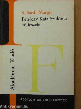 Petrőczy Kata Szidónia költészete