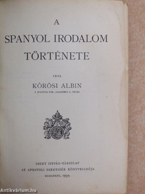 A spanyol irodalom története