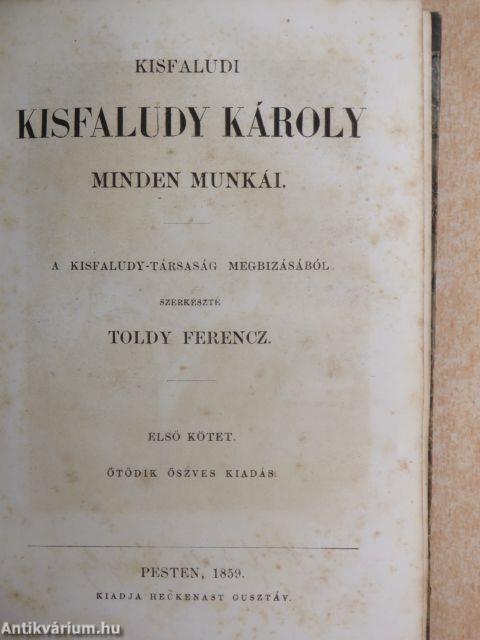 Kisfaludi Kisfaludy Károly minden munkái I-IV.