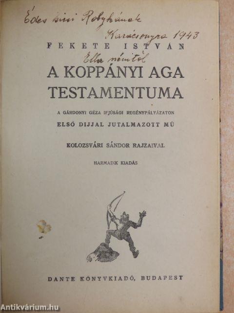 A koppányi aga testamentuma