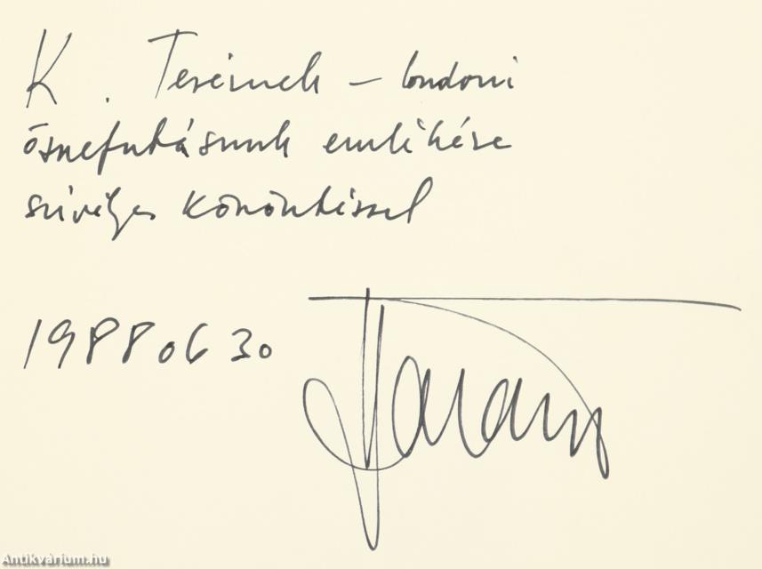 Medvedorombolás (dedikált példány)