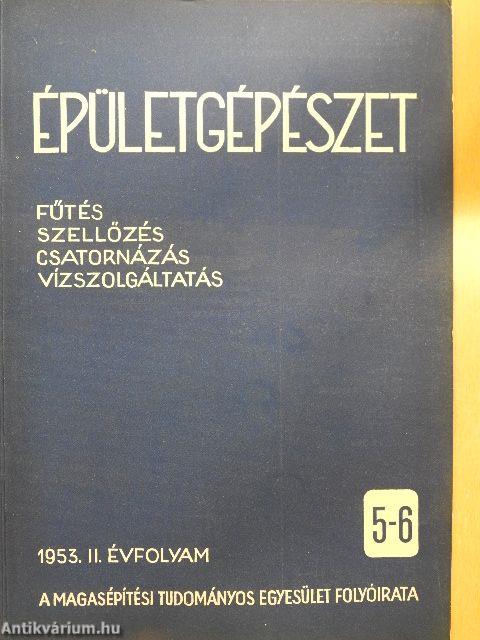 Épületgépészet 1953/5-6.