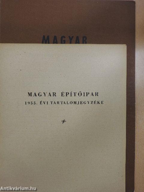 Magyar Építőipar 1956. január