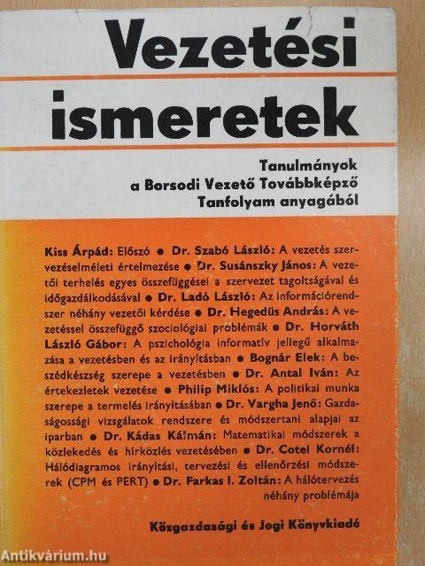 Vezetési ismeretek