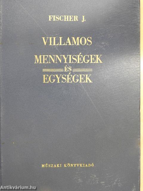 Villamos mennyiségek és egységek