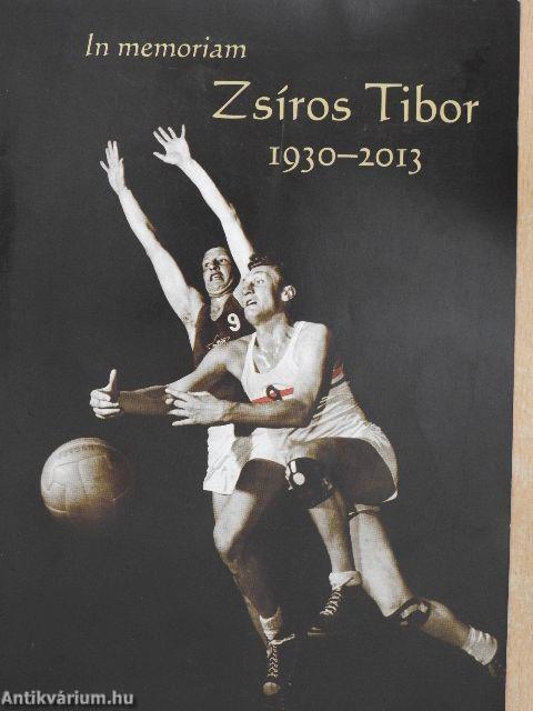 In memoriam Zsíros Tibor