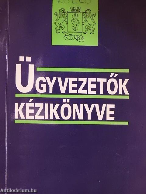 Ügyvezetők kézikönyve