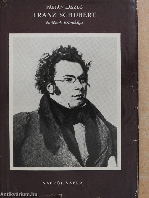 Franz Schubert életének krónikája