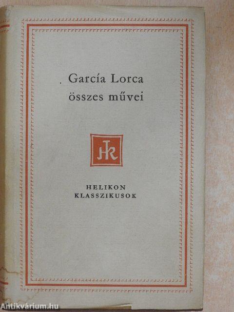 Federico García Lorca összes művei I-II.