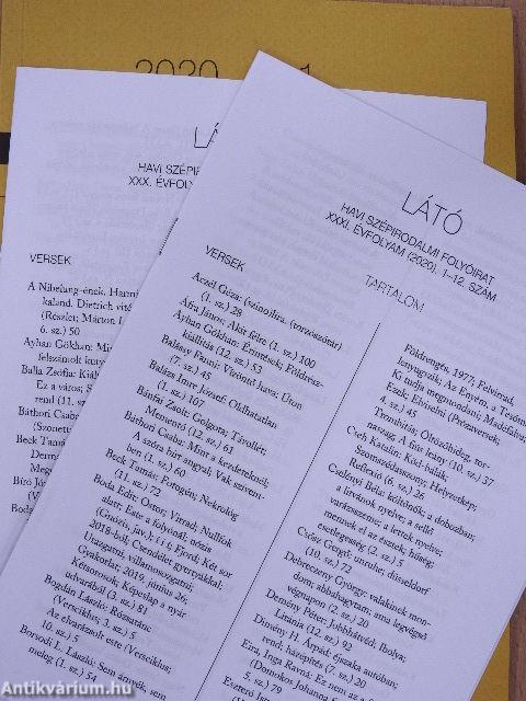 Látó 2020. január-december