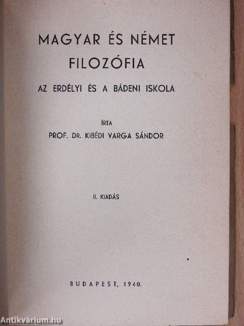 Magyar és német filozófia