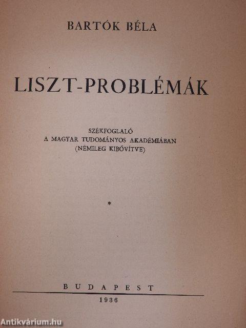 Liszt-problémák