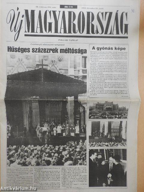 Új Magyarország 1993. december 20.