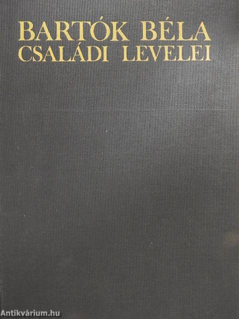 Bartók Béla családi levelei