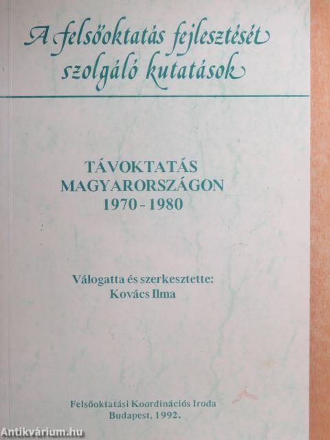 Távoktatás Magyarországon 1970-1980