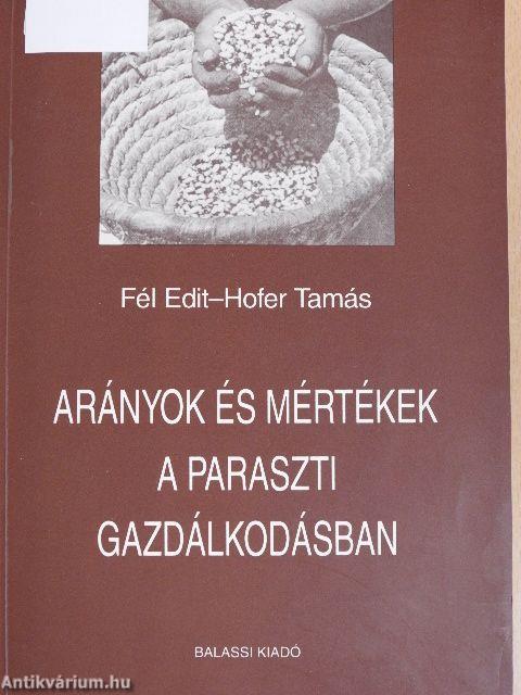 Arányok és mértékek a paraszti gazdálkodásban