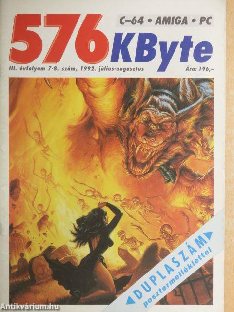 576 KByte 1992. július-augusztus