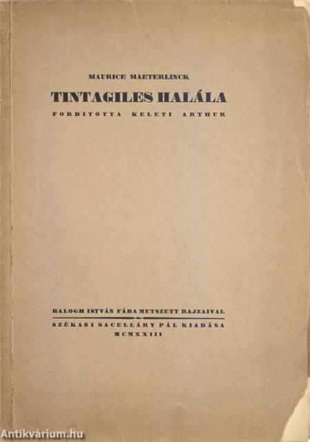 Tintagiles halála (dedikált példány)
